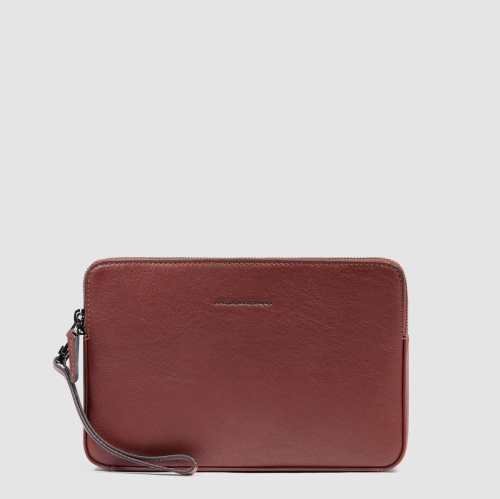 Клатч мужской с двумя отделениями Piquadro AC3944B3R/CU кожаный табачный23 x 15 x 3,5 см