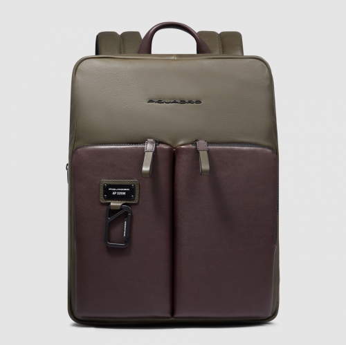 Рюкзак для ноутбука мужскойЗеленый, Коричневый