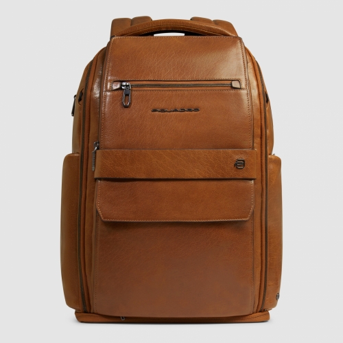 Рюкзак Piquadro CA7023S141BM/BE большой кожаный бежевый44 x 35 x 17 см