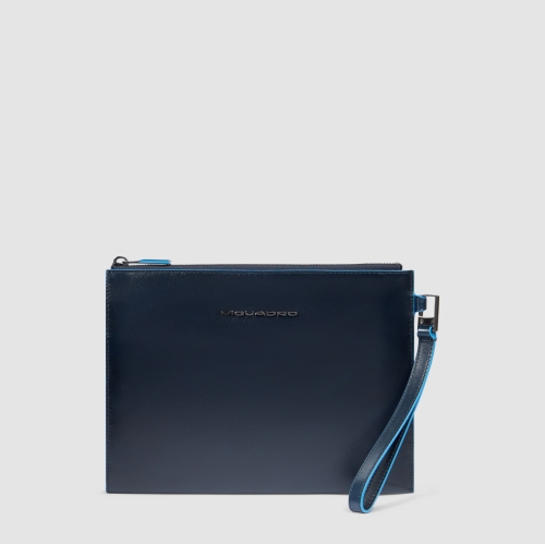 Клатч мужской Piquadro AC6509B2/BLU2 кожаный синий24.0 x 18.0 x 2.0 см