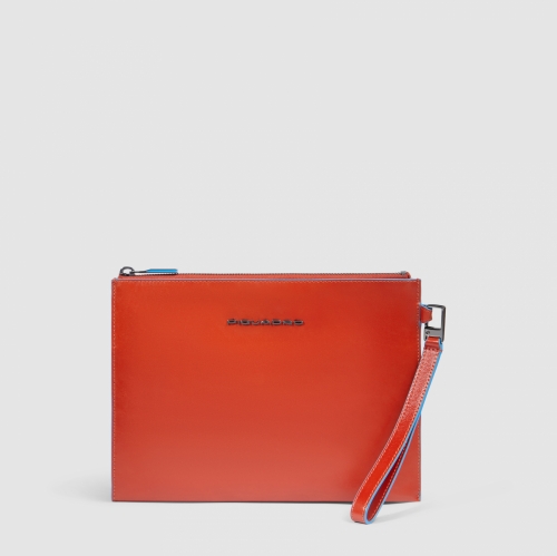 Клатч мужской Piquadro AC6509B2/CU4 кожаный оранжевый24.0 x 18.0 x 2.0 см