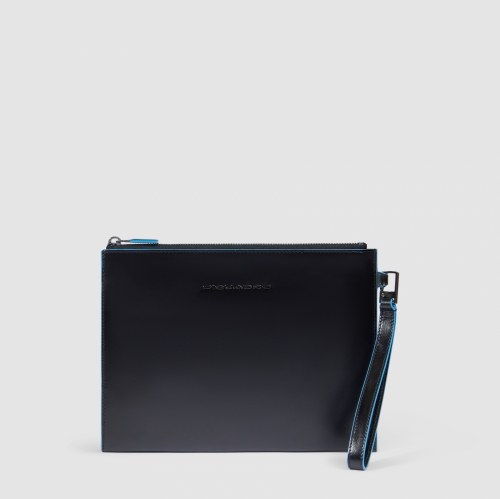 Клатч мужской Piquadro AC6509B2/N кожаный чёрный24.0 x 18.0 x 2.0 см