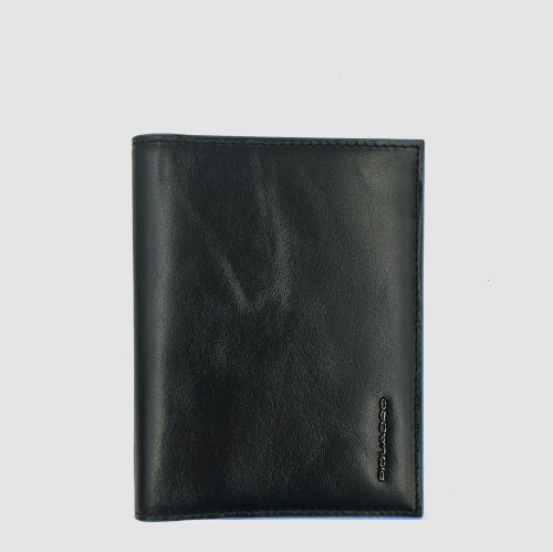 Обложка для паспорта Piquadro PP1660B2/BLU2 кожаная синяя14 x 10,5 x 1,2 см