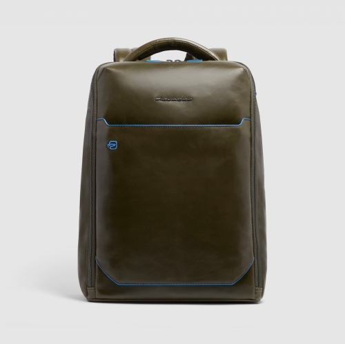 Кожаный мужской рюкзакPiquadro Blue Square CA6591B2/VE 39 X 29 X 17 см