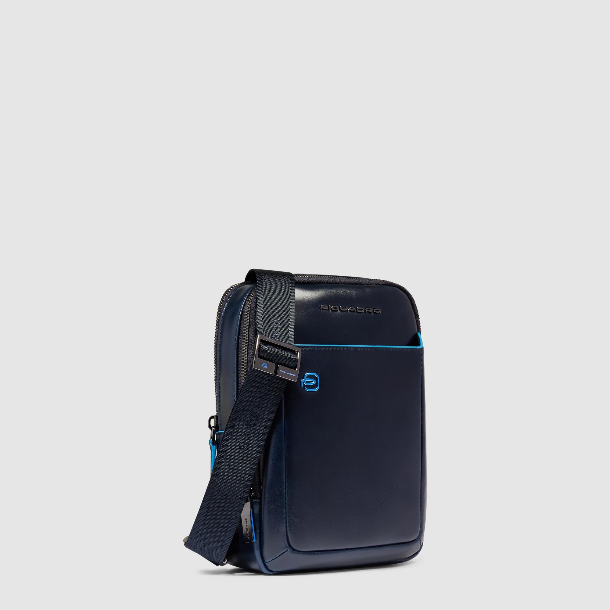 Сумка Piquadro CA6811B2/BLU2 с двумя отделениями кожаная синяя