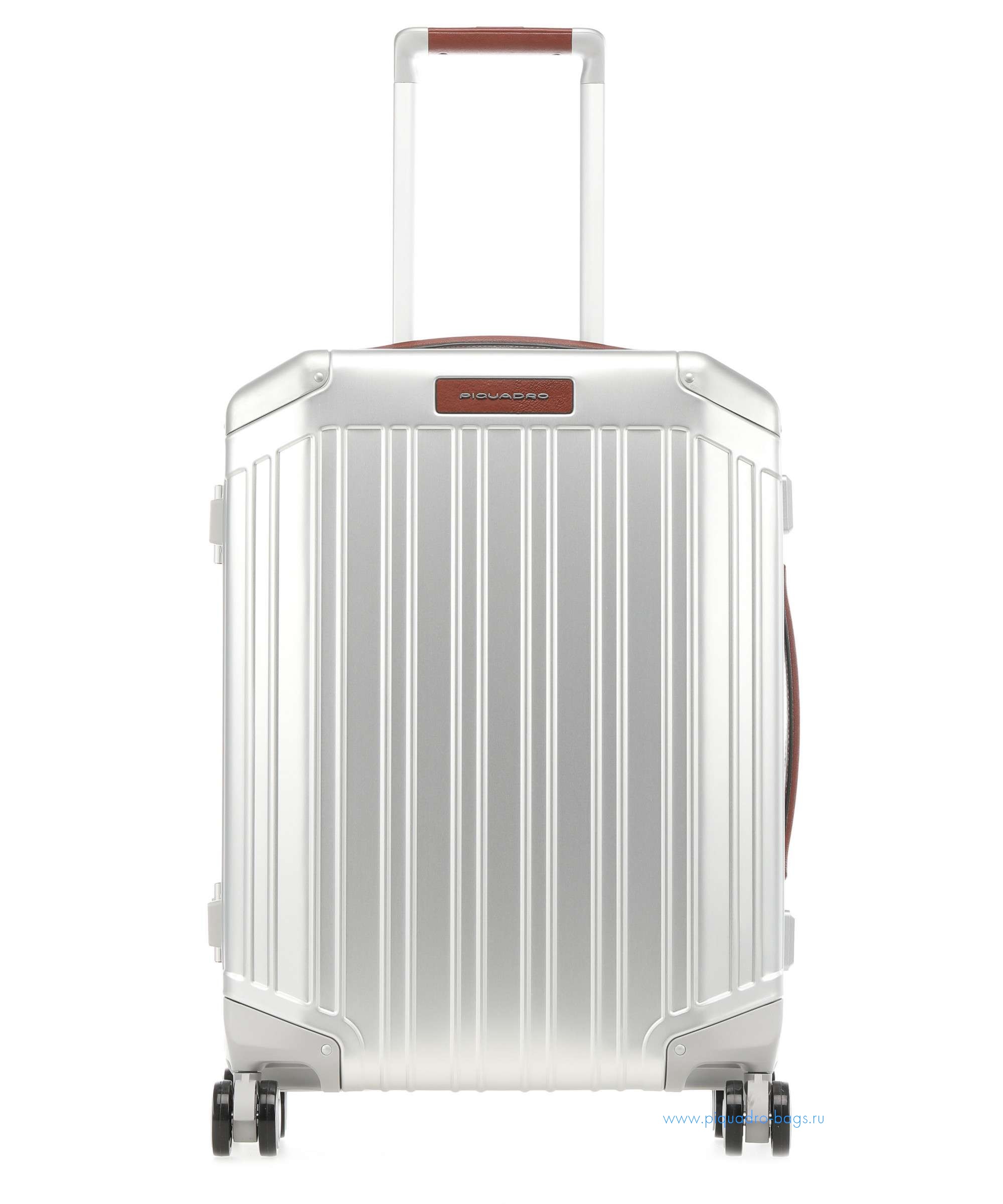 Алюминиевый чемодан Piquadro BV4425ALU/GRCU